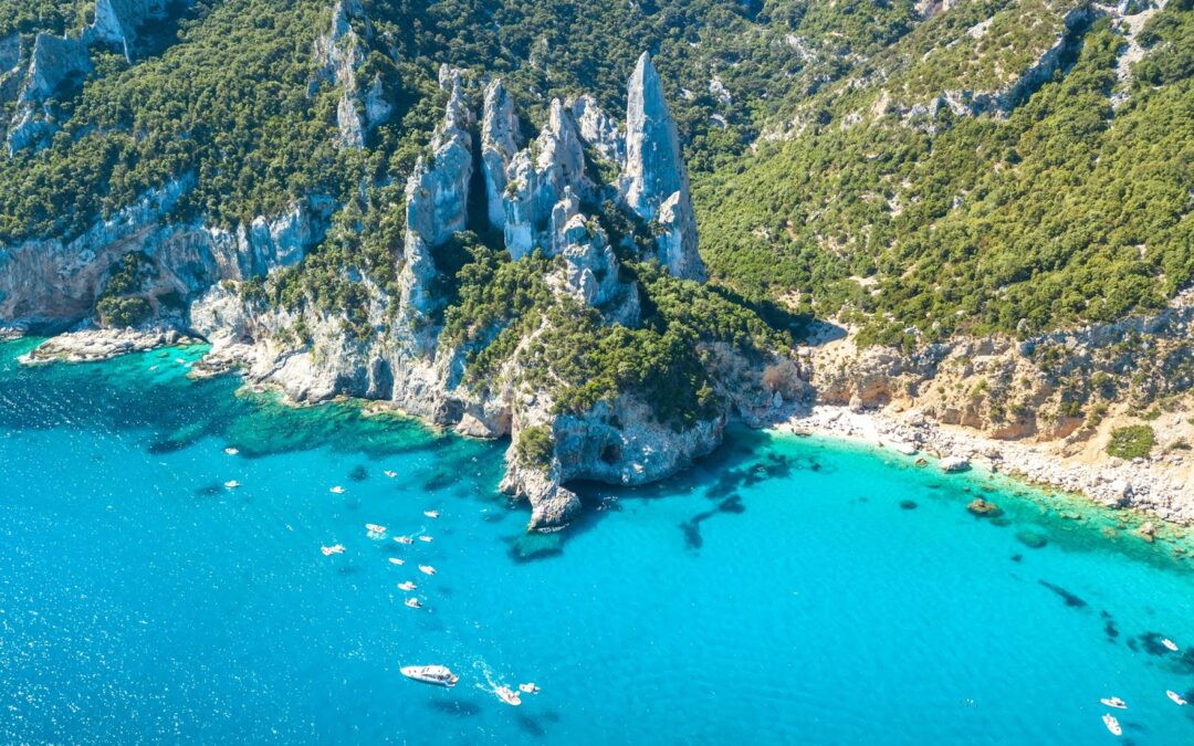 cala mariolu in Sardegna foto spiaggia dall'alto